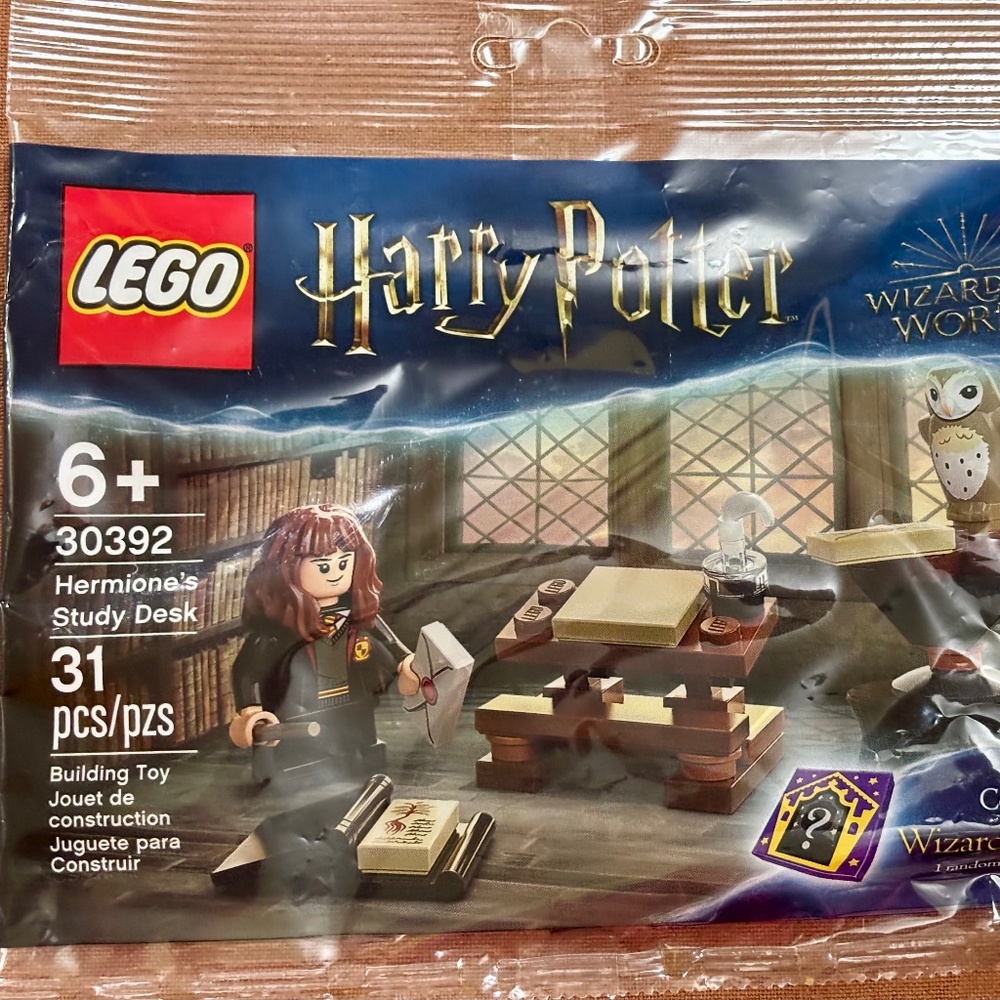 LEGO Harry Potter "Hermione's Study Desk" 30392 UNOPENED polybag